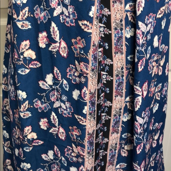 NWT Halter Blue peacock Dress Francescas Small - Picture 3 of 8